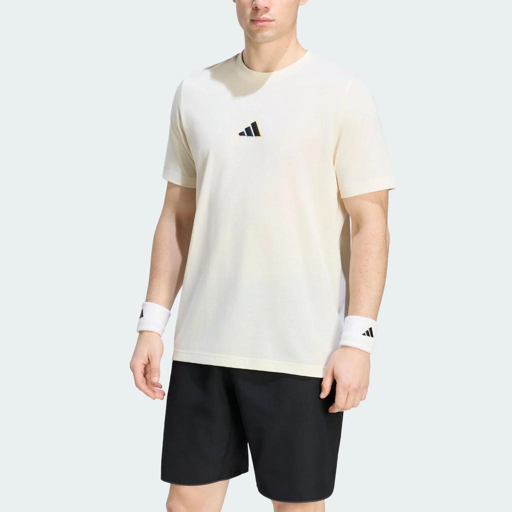 Adidas Quick-Dry Knitted Round Neck Short Sleeve Tennis Shirt Men tops KR2321