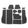 Smabee Anti-Slip Gate Slot Cup Mat for Peugeot 2008 E-2008 GT Line 2019-2024 Door Groove Non-slip Pad Accessories Rubber Coaster