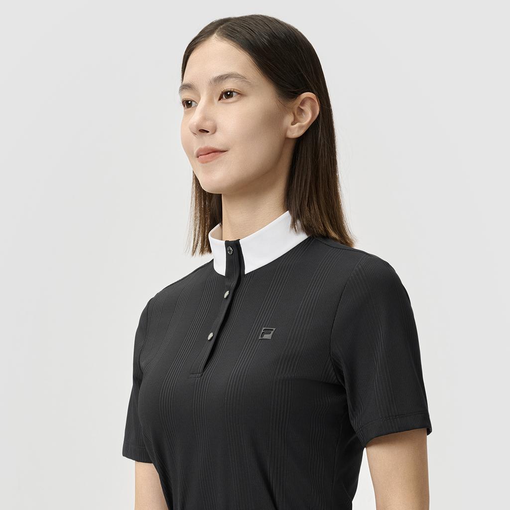 New FILA Golf Series T Shirt Women's Pitch Black A11W525119FBK