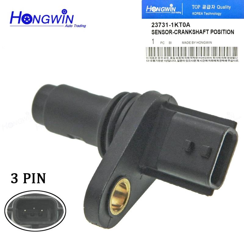 Engine Crankshaft Position Sensor 23731-1KT0A 237311KT0A Fit for Nissan Versa 2010 - 2018 Versa Note 2014 - 2018 1.6L SS11994