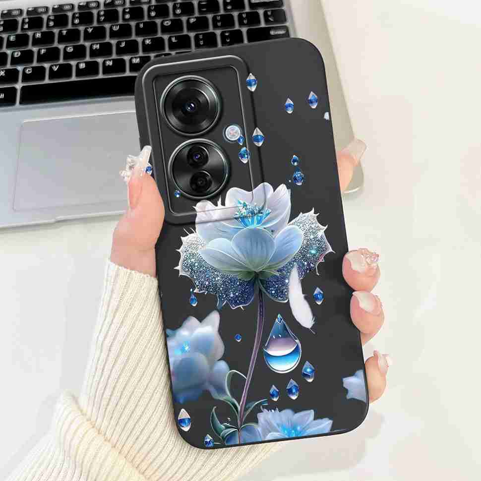 For Oppo Reno11 F 5G CPH2603 Case Cute Cartoon Printed Cherries Soft Silicone Cover For Oppo F25 Pro 5G 6.7" Phone Cases Coque