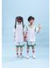 Two-Piece Girls' Basketball and Jump Rope Sports Uniform Set