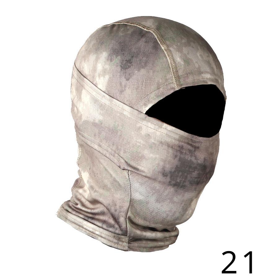 Outdoor Camouflage Camo Balaclava Army Tactical Military Ski Full Face Mask Motorcycle Bicycle Caps Full Face Mask 27 COLORS
