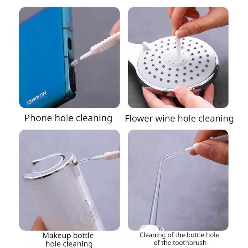20pcs Shower Hole Cleaning Brush, Household Multifunctional Mini Brush, Gap Cleaning Brush, Bathroom Showerhead Nozzle Dredging