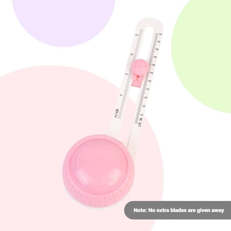 

1 шт. Круглый канцелярский нож для скрапбукинга, Круглый канцелярский нож для DIY, Круглый канцелярский нож с вращением на 360 градусов розовый