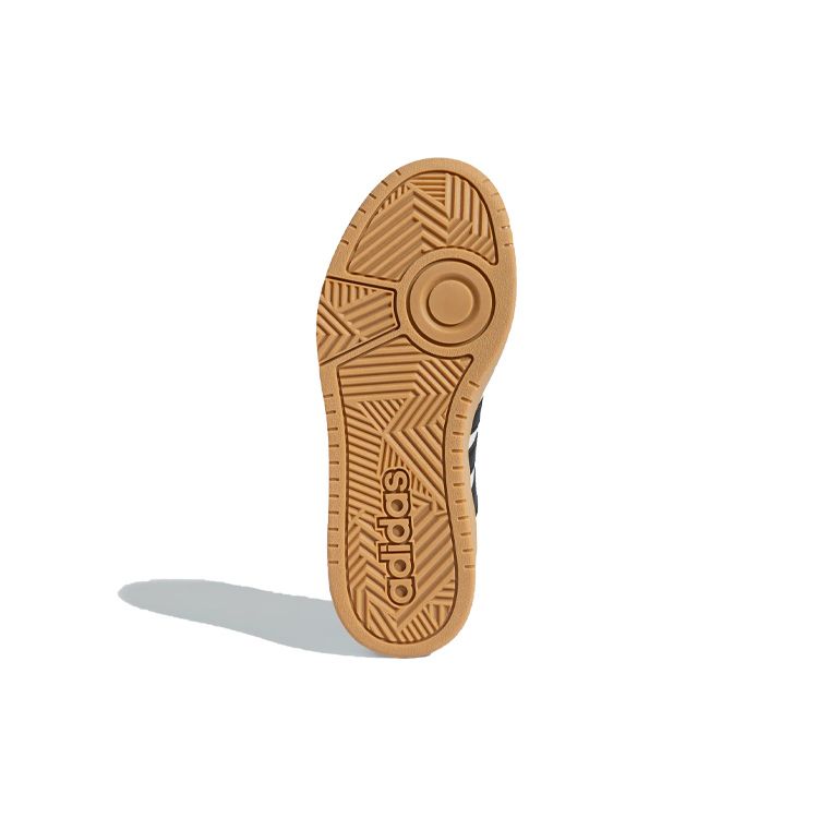 Adidas Hoops 3.0 Mid Klar Braun Himmelblau Damen Sneakers Core-Schwarz HP3105