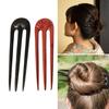 Antique Style Sandalwood Hair Fork Stylish Handmade Wooden Hair Fork with Intricate Carving Accent for Trendy Updos