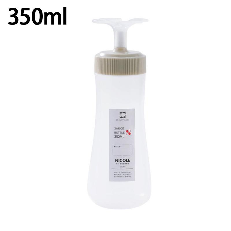 250Ml Kitchen Squeeze Seasoning Bottle With Rack Leak-Proof Condiment Empty Bottles
