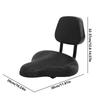 Bike Seat With Backrest Universals Bicycle Saddle With Ergonomic Back Support Leather Cycling Seat Cushion Cycling Accessories