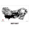 Chest Large Pattern Chest Sticker Male And Female Simulation Disposable Flower Body English Faucet Plain Flower Tattoo Sticker