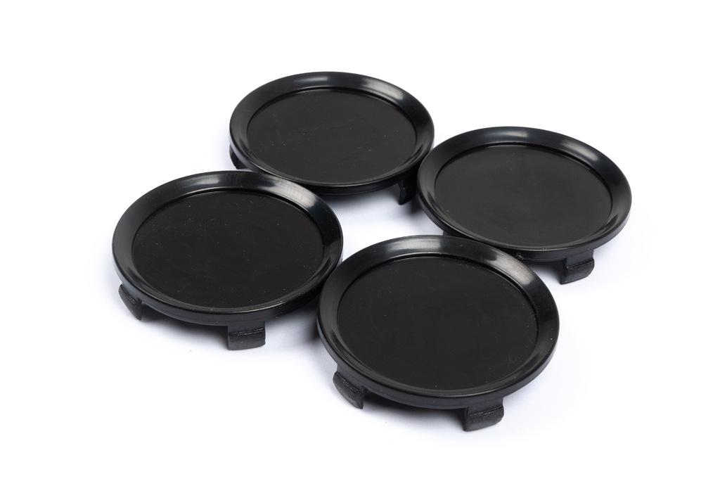 Caps for Discs (4 Pcs, Black) 49/42 Mm