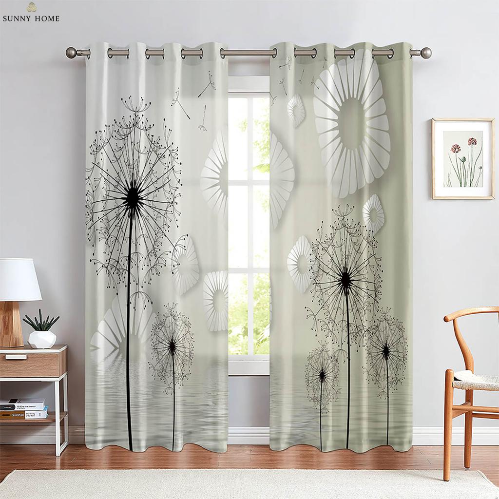 Klasikinė aliejinė tapyba 3D spausdinimo užuolaida Studija Svetainė Miegamasis Dekoratyvinė užuolaida Poliesterio pluoštas 2 vnt.