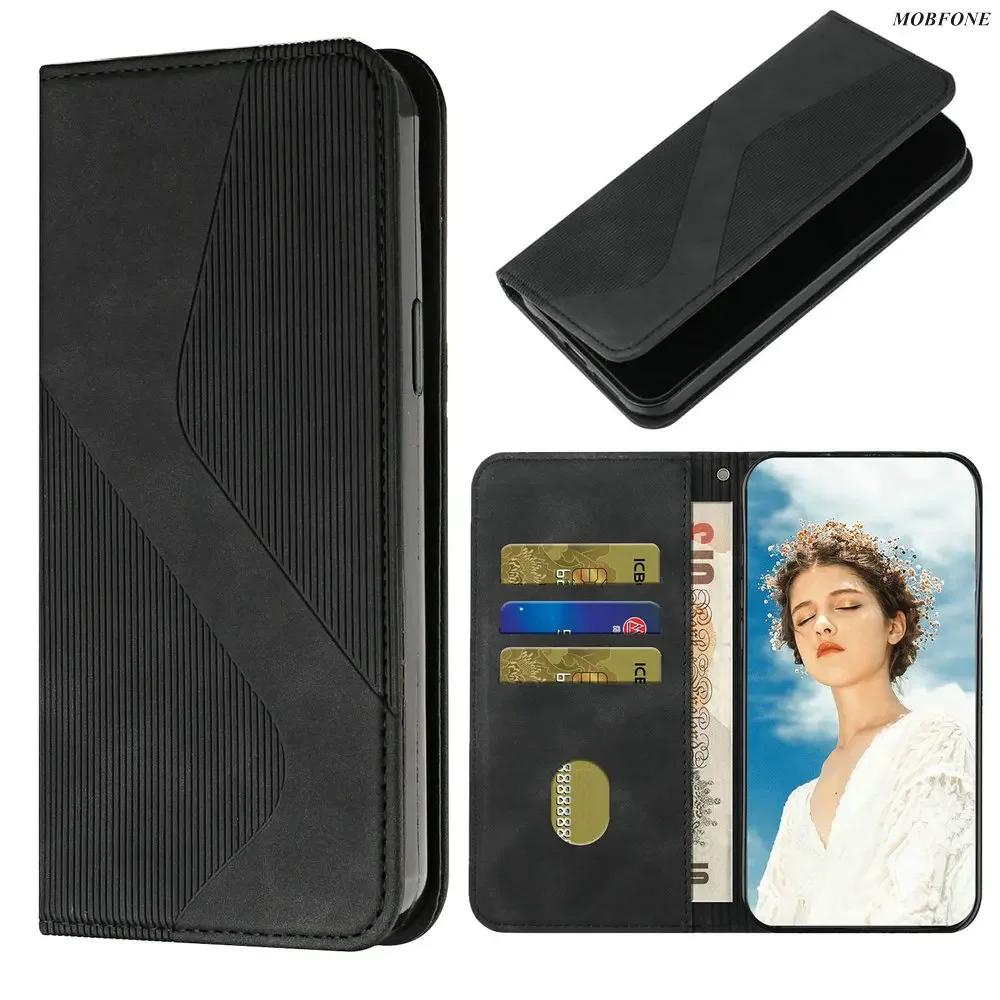 For iPhone 16E 16 15 14 13 PRO MAX 12 11 Flip Leather Case Luxury S Style Magnet Wallet Book Full Cover iPhone16 PRO Max Bags