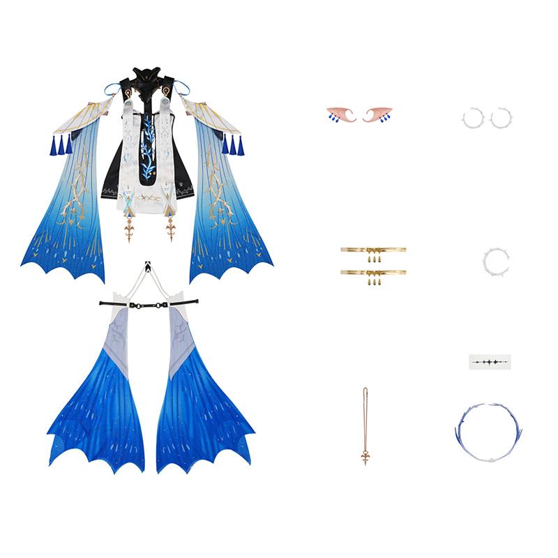 

Игра Wuthering Waves Костюм для косплея Картетии Платье Благословенной Девы Картетии Женский Наряд для Хэллоуин-вечеринки XL