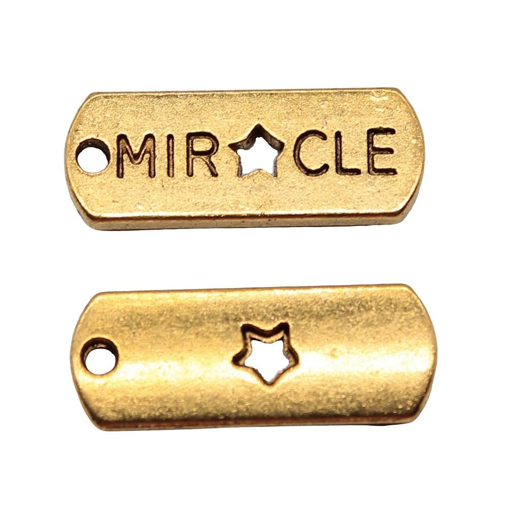 

10 шт., подвески в виде чудо-звезды, античное золото, цинковый сплав, 21х8 мм