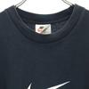 Nike 90s Silver Tag Old Logo Print Short Sleeve T-shirt S Black Men's Used