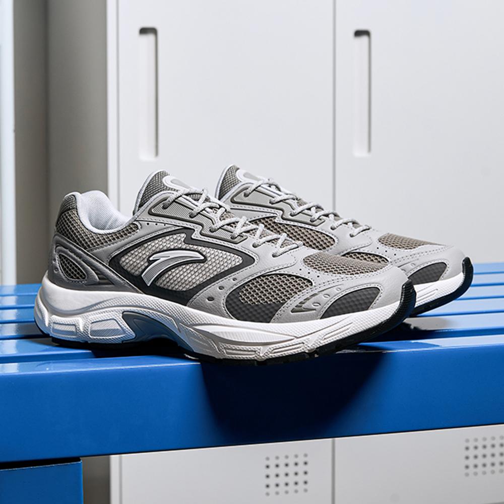 Anta Millennium 8 Retro Bequem Rutschfest Atmungsaktiv Niedrig geschnitten Lifestyle Freizeitschuhe Herren Freizeitschuhe Grau 112528891-2