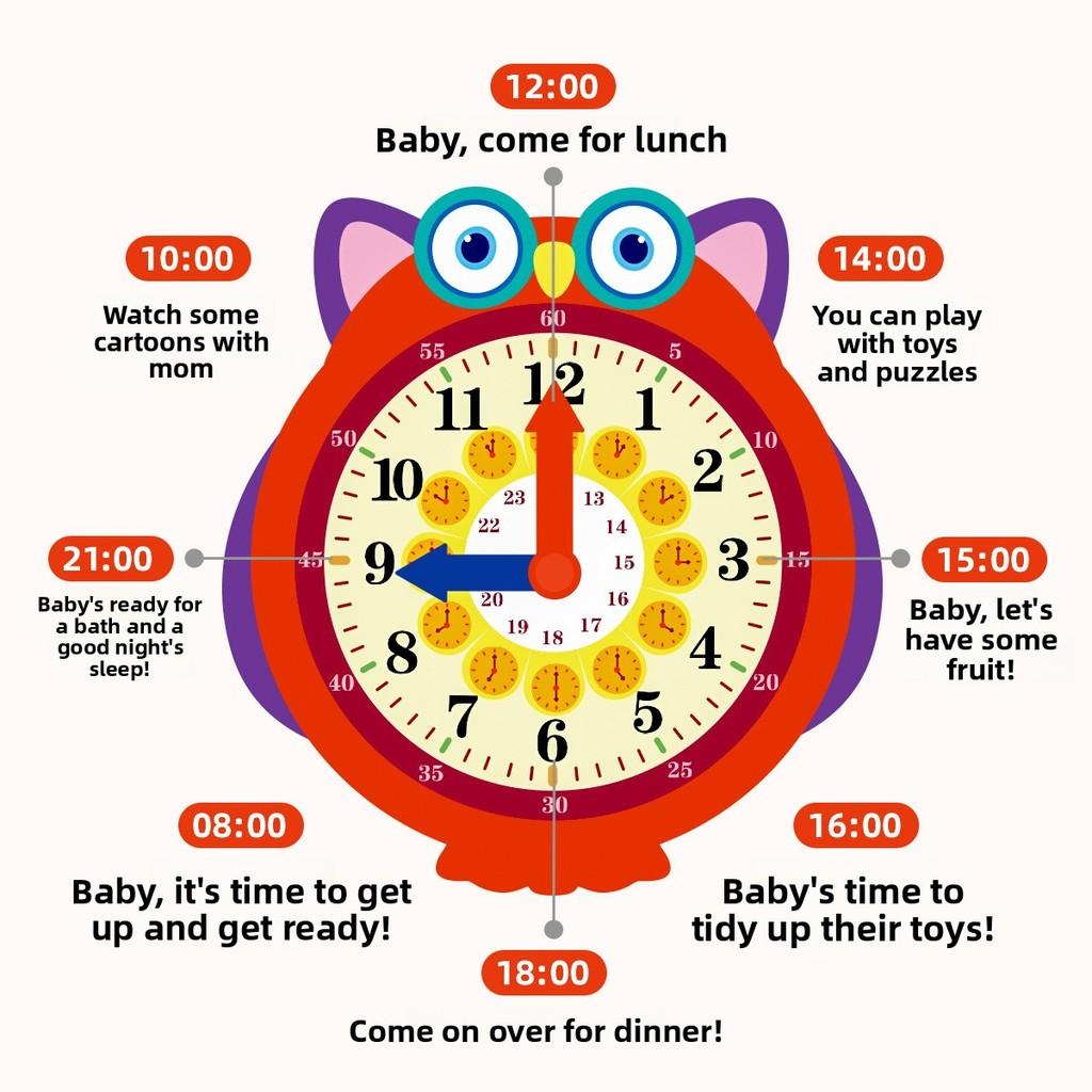 Childrens Calendar Wooden And Clock Learning Puzzle Toy For Education Preschool