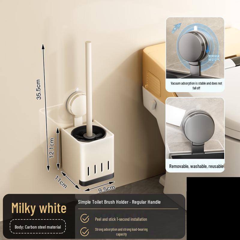 cmaos Wall-Mounted Suction Cup Toilet Brush