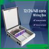 24/48-Core Fiber Optic Distribution & Splice Closure Box - Indoor/Outdoor