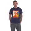 Imagine Dragons T Shirt Eye Band Logo New Official Navy Blue