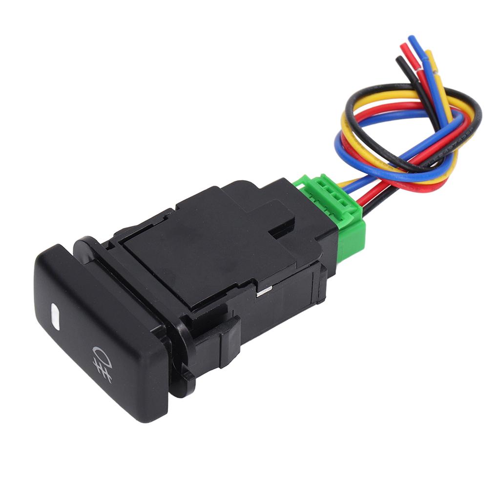 Automobile Lamp Switch 3A 12V 20m Ohm  Ground Resistance 8000 Times Heat Resistance ABS Waterproof Switch with Wire