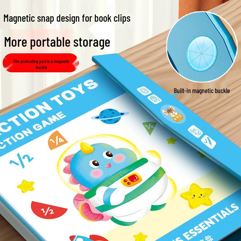 Magnetic Fraction Disks for Teaching Addition & Subtraction - Grades 3-5