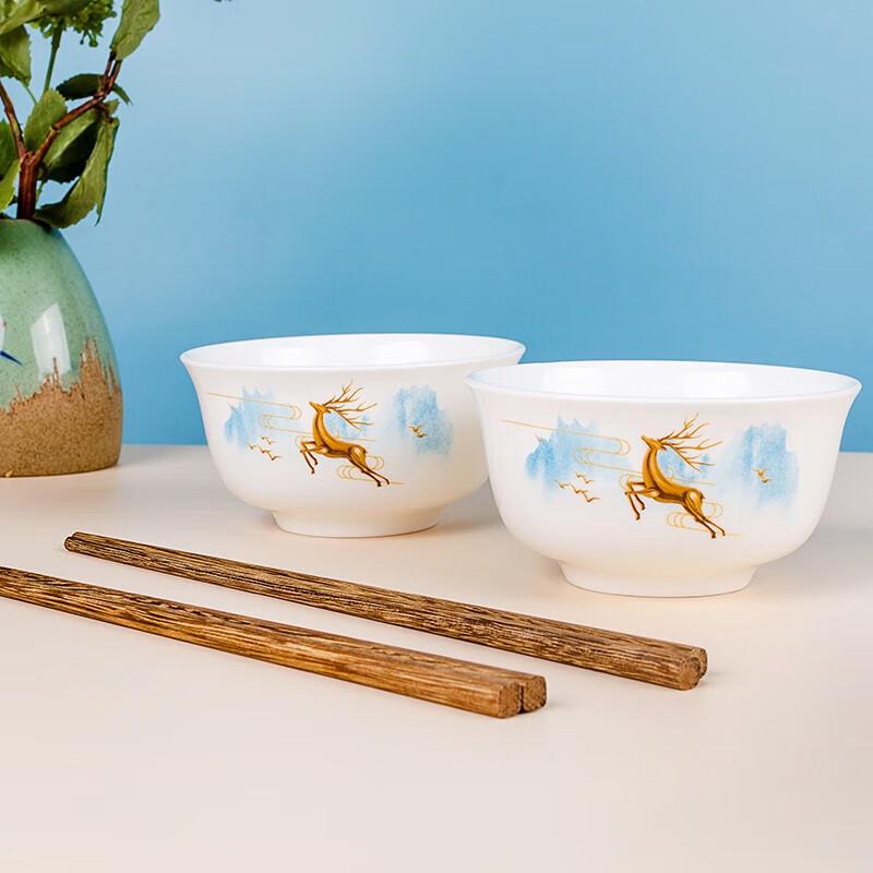 Tang Hui TH-6304 Lucky Deer Ceramic Dinner Set