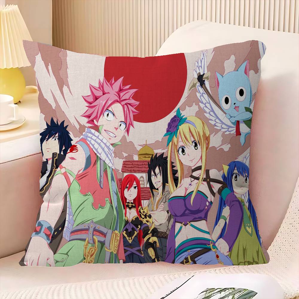 F-Fairy T-Tail A-Anime Pillow Cover For Bedroom Room And Living Room Sofa Decorative Cushion Cover