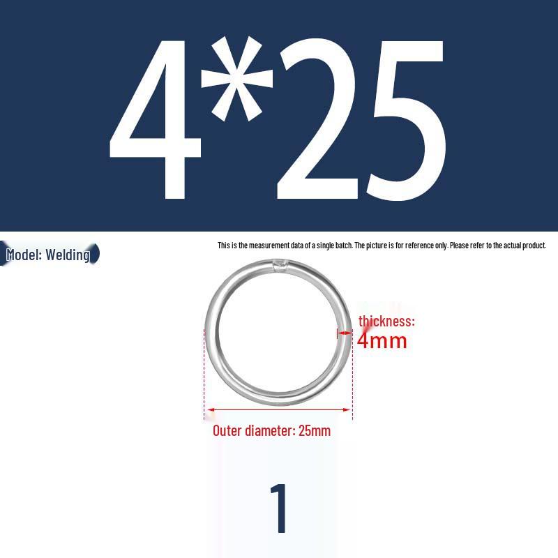 304 Stainless Steel Seamless O-Ring for Lifting and Hammock Yoga Connection