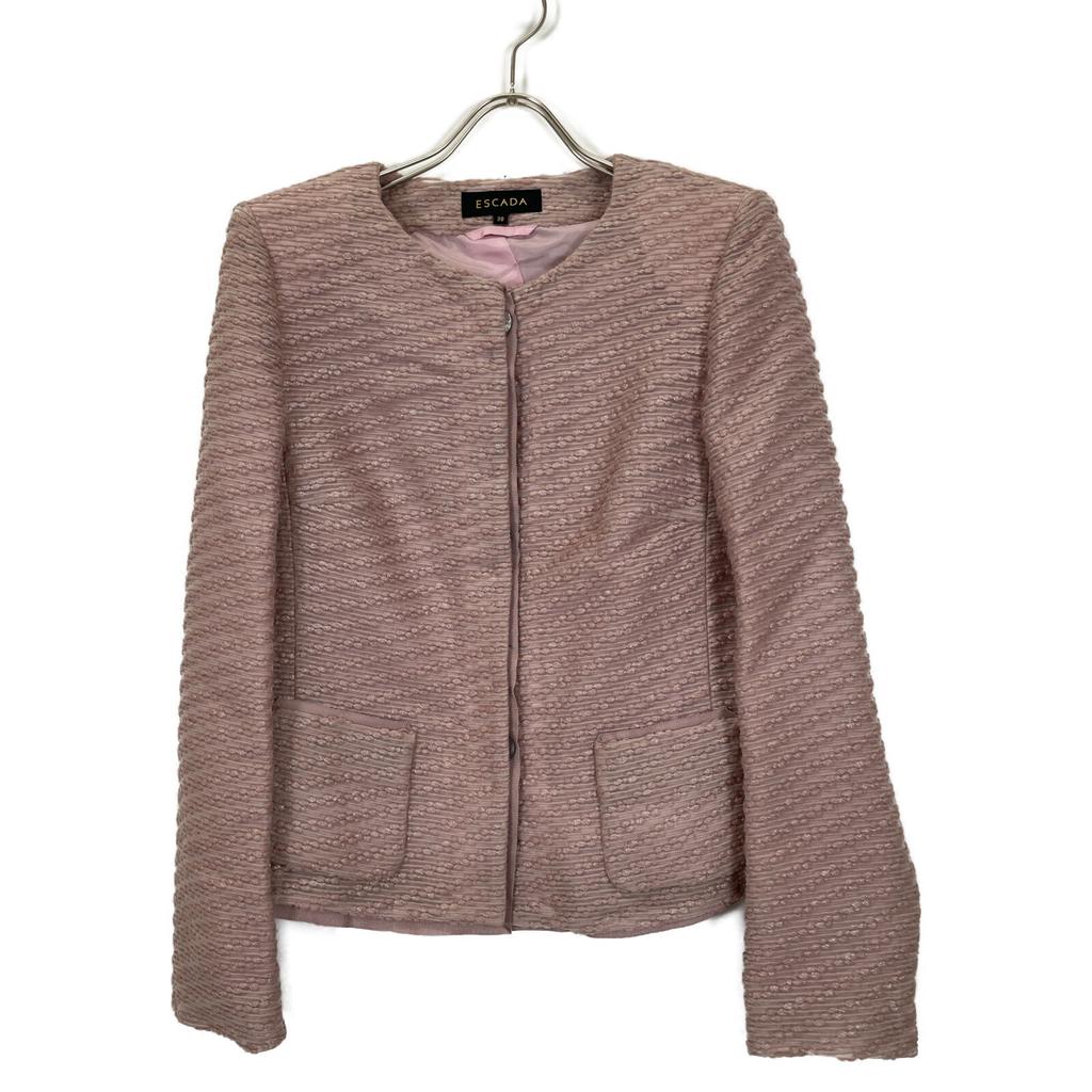 ESCADA Pink 5011153 collarless jacket Jacket 38 pinkUsed