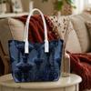 Gothic Dark Pattern Tote Bag Stylish Daily Casual Shoulder Carry Bag for Outdoor Use