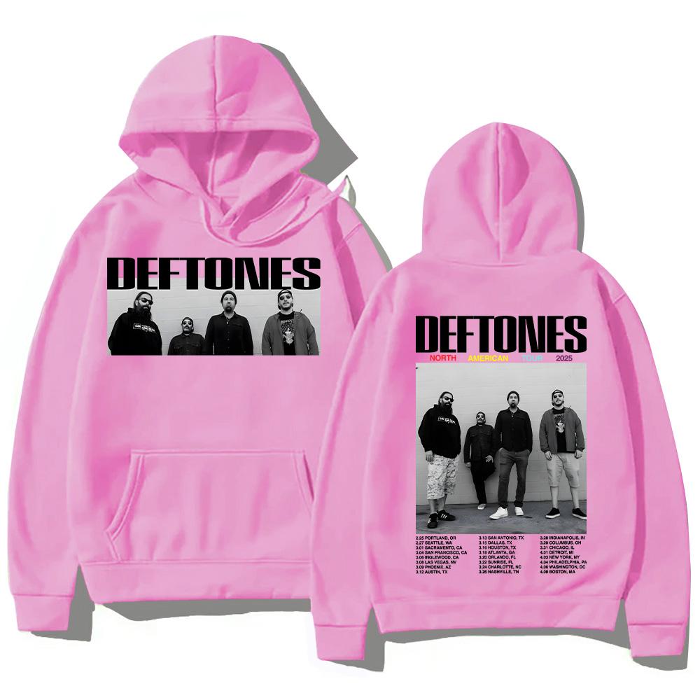 Deftones Tour 2026Hoodies Deftones New Creative Aesthetic Sweatshirts Retro Loose-fit Clothing Fall Unisex Streetwear Pullover Valentines Graphic Tops