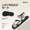 Size 26-37, Girls' Sandals 2025 Summer New Bag Head Shoes, Children's Bag Head Rome Leisure Beach Classmates