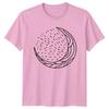 Crescent Moon Abstract Art Ocean TShirt Celestial Nature Art