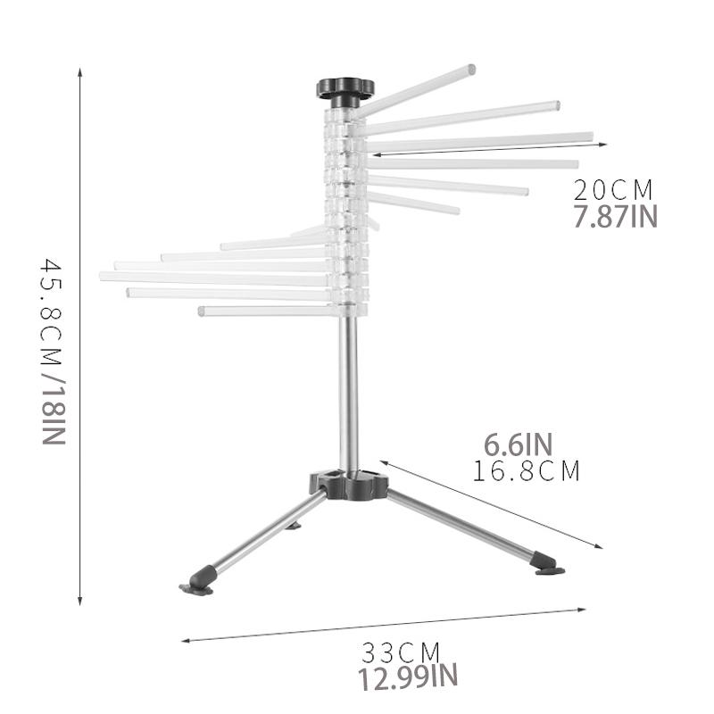 Drying Rack Manual Rotating Drying Rack Wake-up Special Hanging Rack Foldable Easy To Store Kitchen Tools