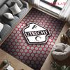 FC Utrecht Teppich für Wohnzimmer Schlafzimmer Zuhause Sofadekoration, Rutschfeste Bodenmatte für Kinder