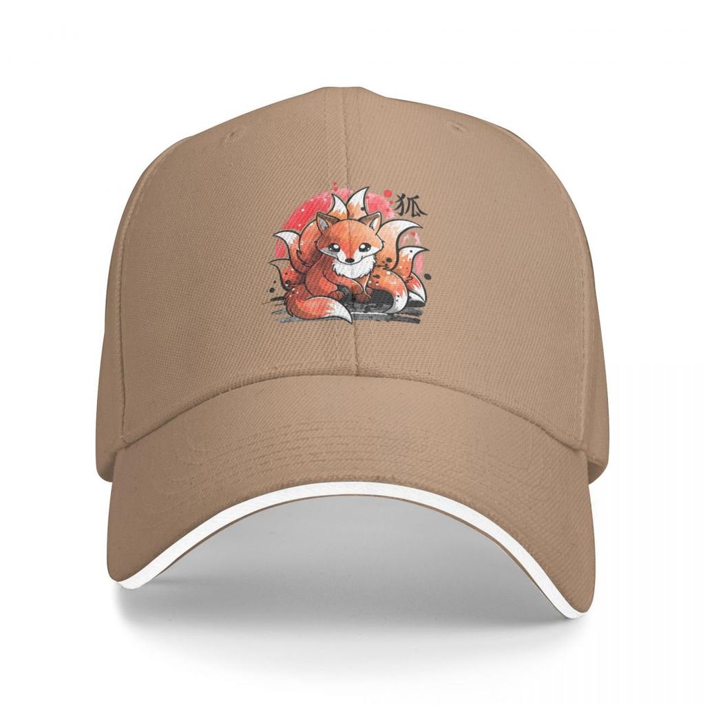 Nine Tailed Fox Baseball Caps Snapback Unisex Women Hats Outdoor Adjustable Casual Cap Baseball Hat Polychromatic Customizable