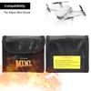 High Temperature Resistance Explosion Proof Lithium Battery Case Safety Bag for Mavic Mini(Black )