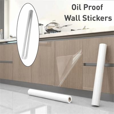 Removable Kitchen Oil Proof Wall Sticker Mould-Proof Self-Adhesive Film Kitchen Cabinet