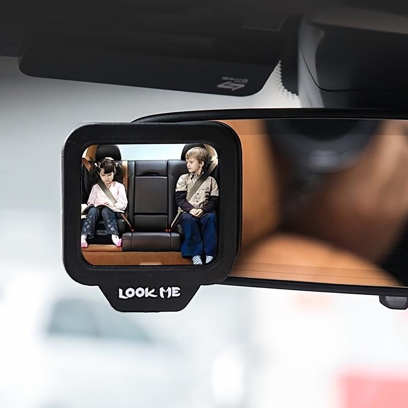 Panoramic View, Adjustable Wide-Angle Rearview Mirror for Car Backseat - Enhanced Safety  Viewing Mirror