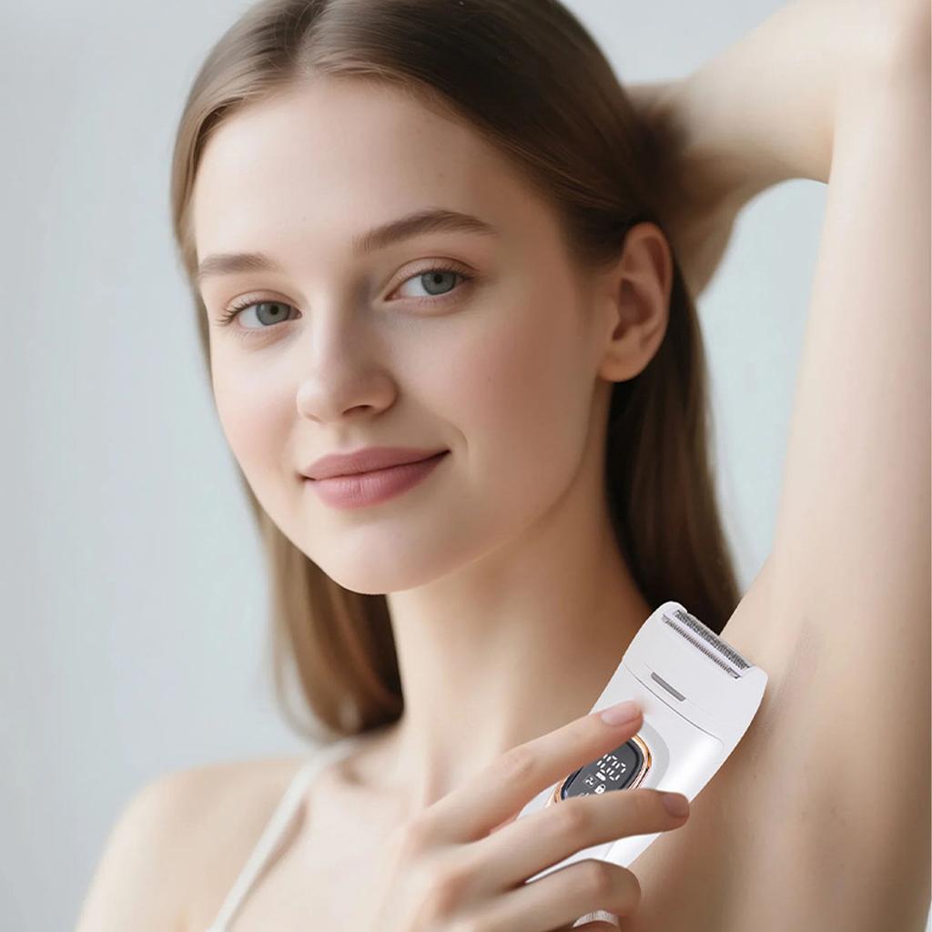 Women Epilator 2 Gears   Multifunctional Electric Body Hair Trimmer for Home Travel