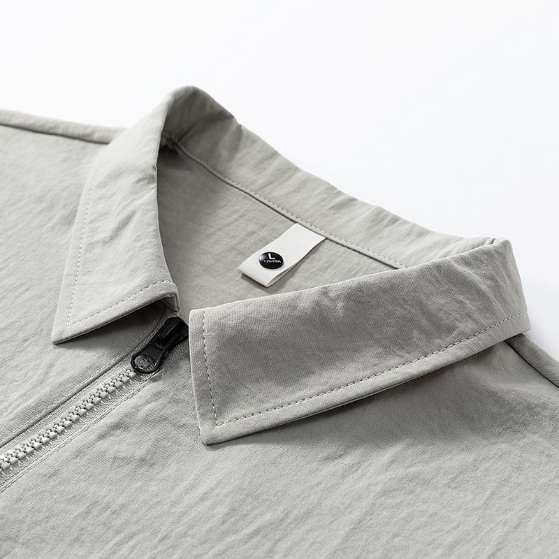 Camisa Polo para Hombre Manga Corta Verano Bolsillo Oversize 8XL Talla Grande Camiseta Cremallera Transpirable Holgada Masculina Suave