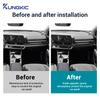 Für Kia Sportage NQ5 2022 2023 2024 2025 Echter Weicher Kohlefaser-Aufkleber LHD RHD Auto-Instrumentenleisten-Panel Innenzubehör