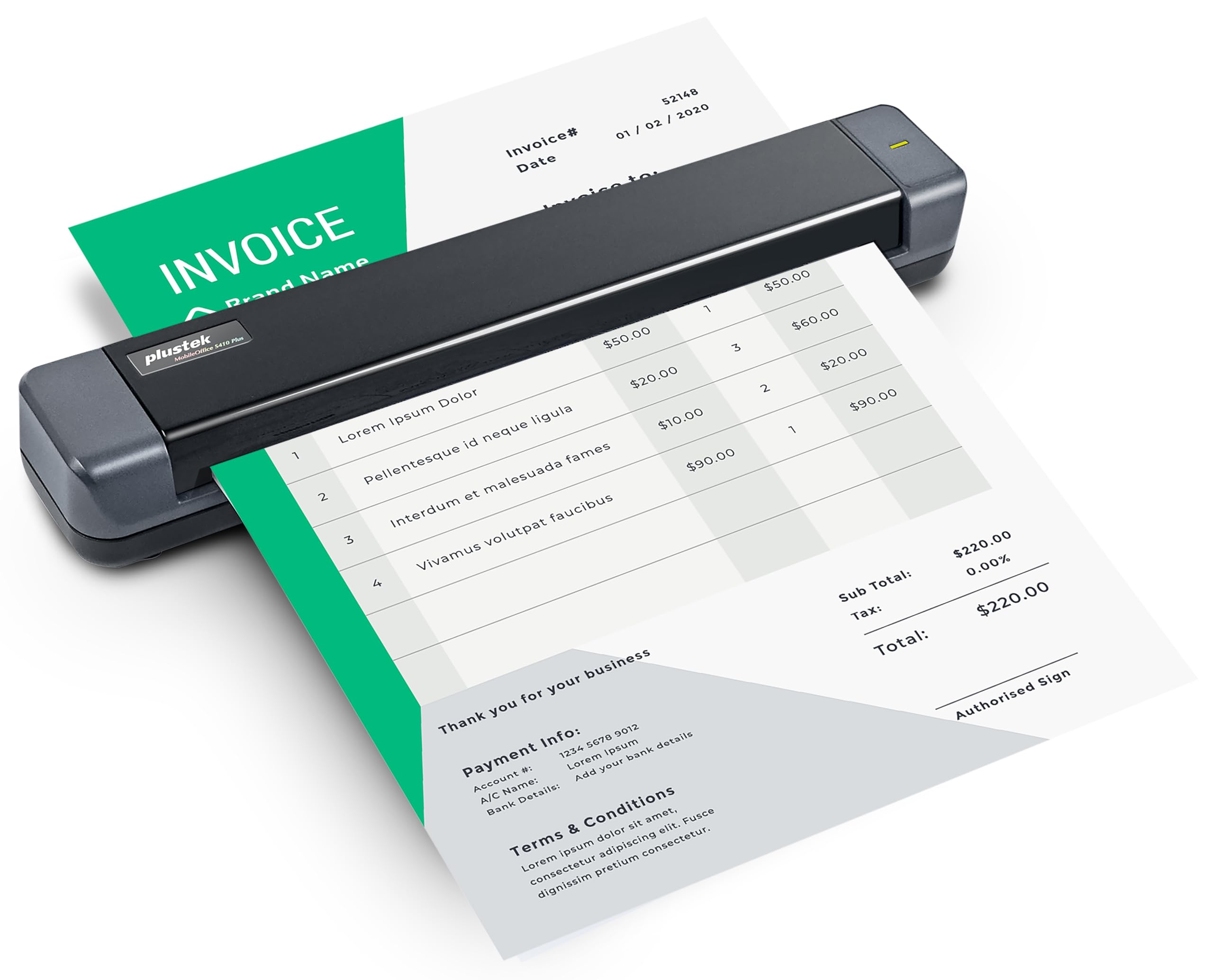 

Plustek Мобильный сканер S410 Plus - Портативный листовой сканер документов - для Windows 7/8/10/11 с программным обеспечением OCR и сканированием без кнопок