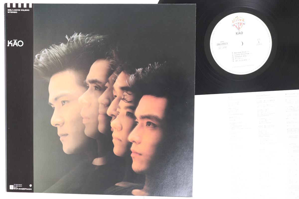 LP Record KAO  Kao 28LI0013 WARNER BROS. 1988 Japan Obi Japanese PopRock Used