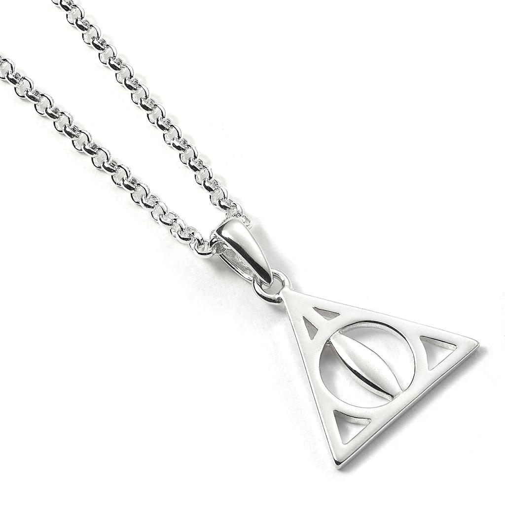 HARRY POTTER Sterling Silver Deathly Hallows Necklace