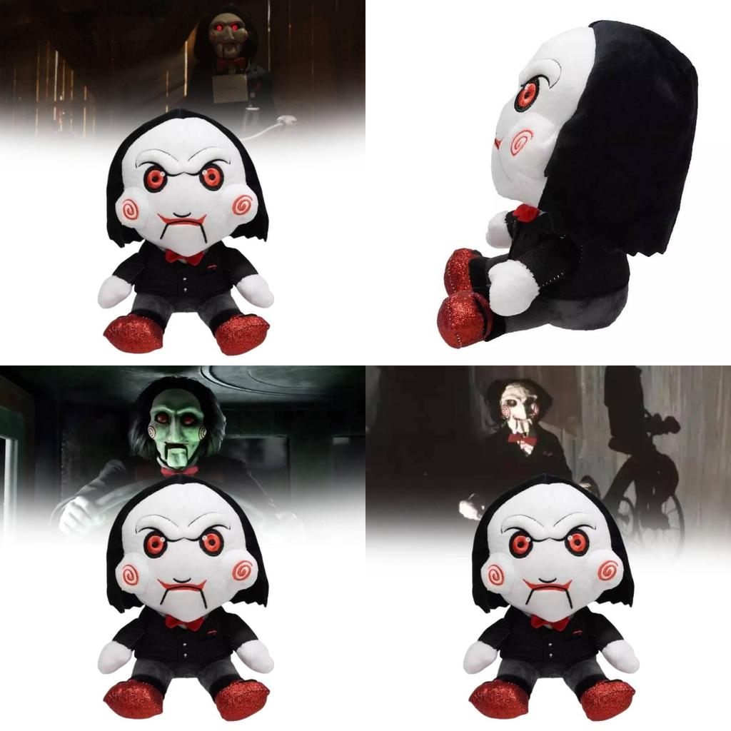 Adorable 18cm Plush Doll From Saw Movie Featuring Iconic Billy Character For Collectors