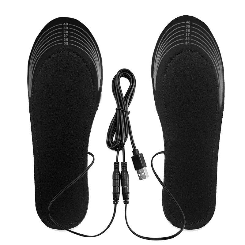 Winter Elektrisch Beheizbare Einlegesohlen USB Heizung Füße Wärmer Thermische Schuhe Socken Polster Beheizbare Einlegesohlen Waschbar Voller Fuß Wärme Unisex
