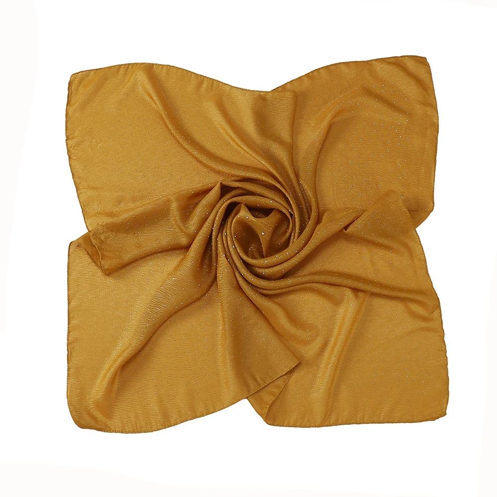Women Malaysian Square Scarves Foulards Female Bandana Lady Hijabs 90CM